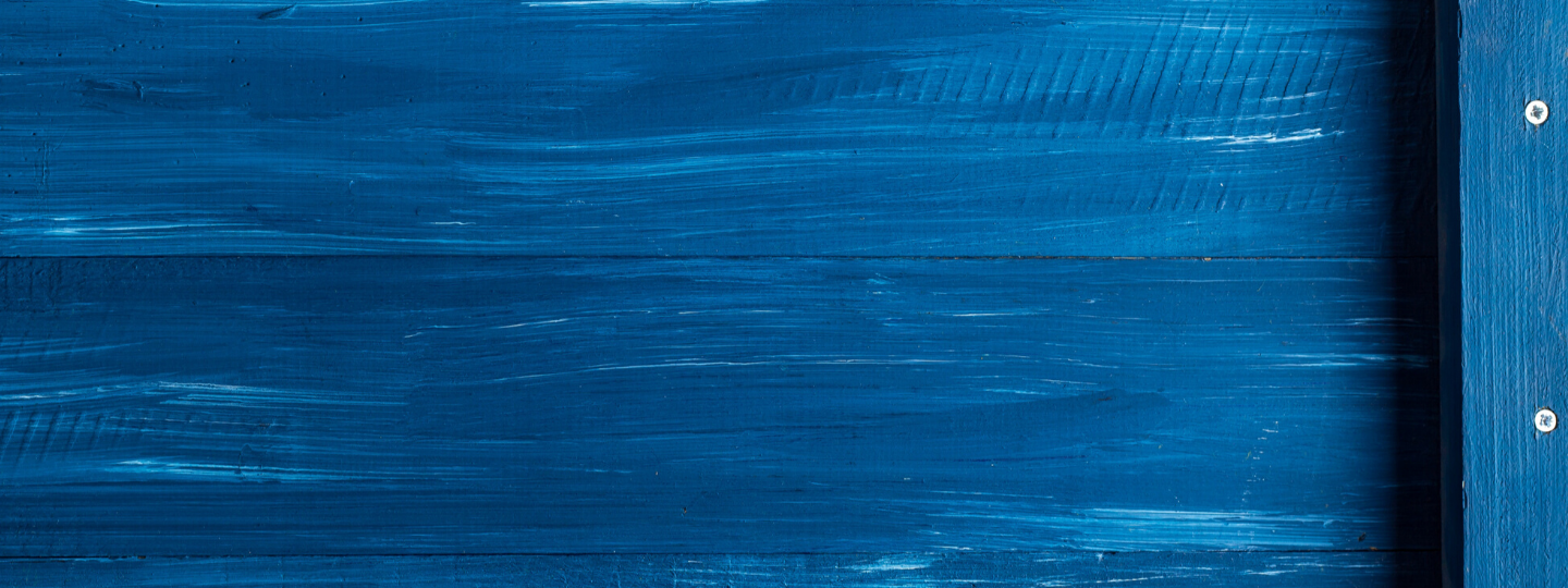 Blue wood panels