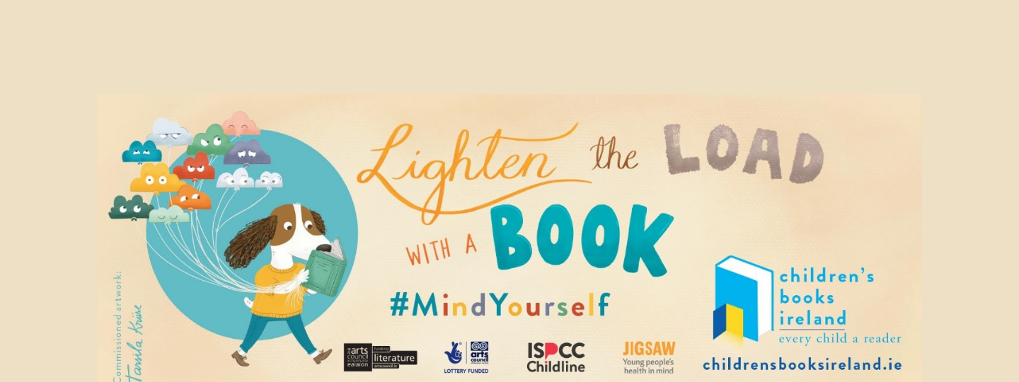 Banner image on Children’s Books Ireland mental health and wellbeing reading guide