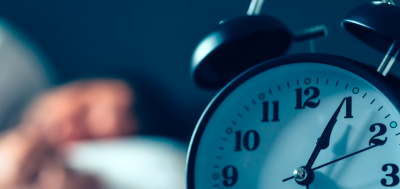 Information close up picture of an alarm clock