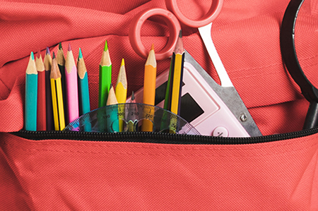 thumbnail showing stationery in bag